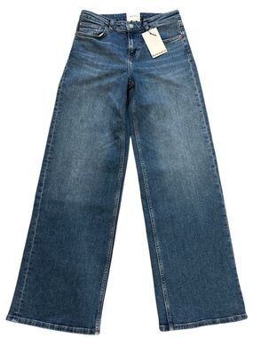 Reformation Greta Low Rise Wide Leg Jeans